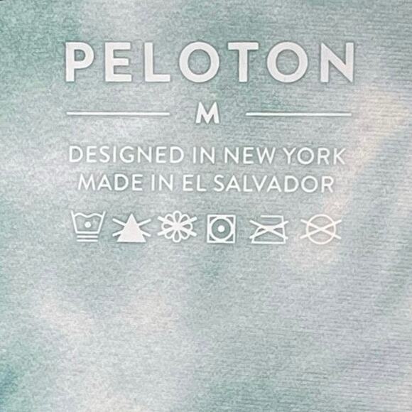 Peloton Diamond Tie Dye High Waisted Bike Short Medium - Picture 4 of 4